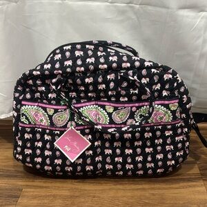 Vera Bradley weekender pink elephant